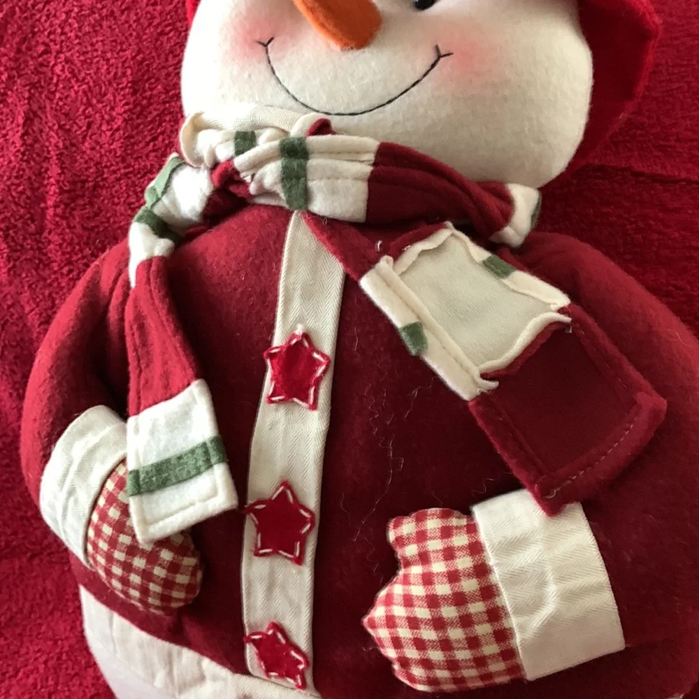 Mr & Mrs Snowman Pillows
